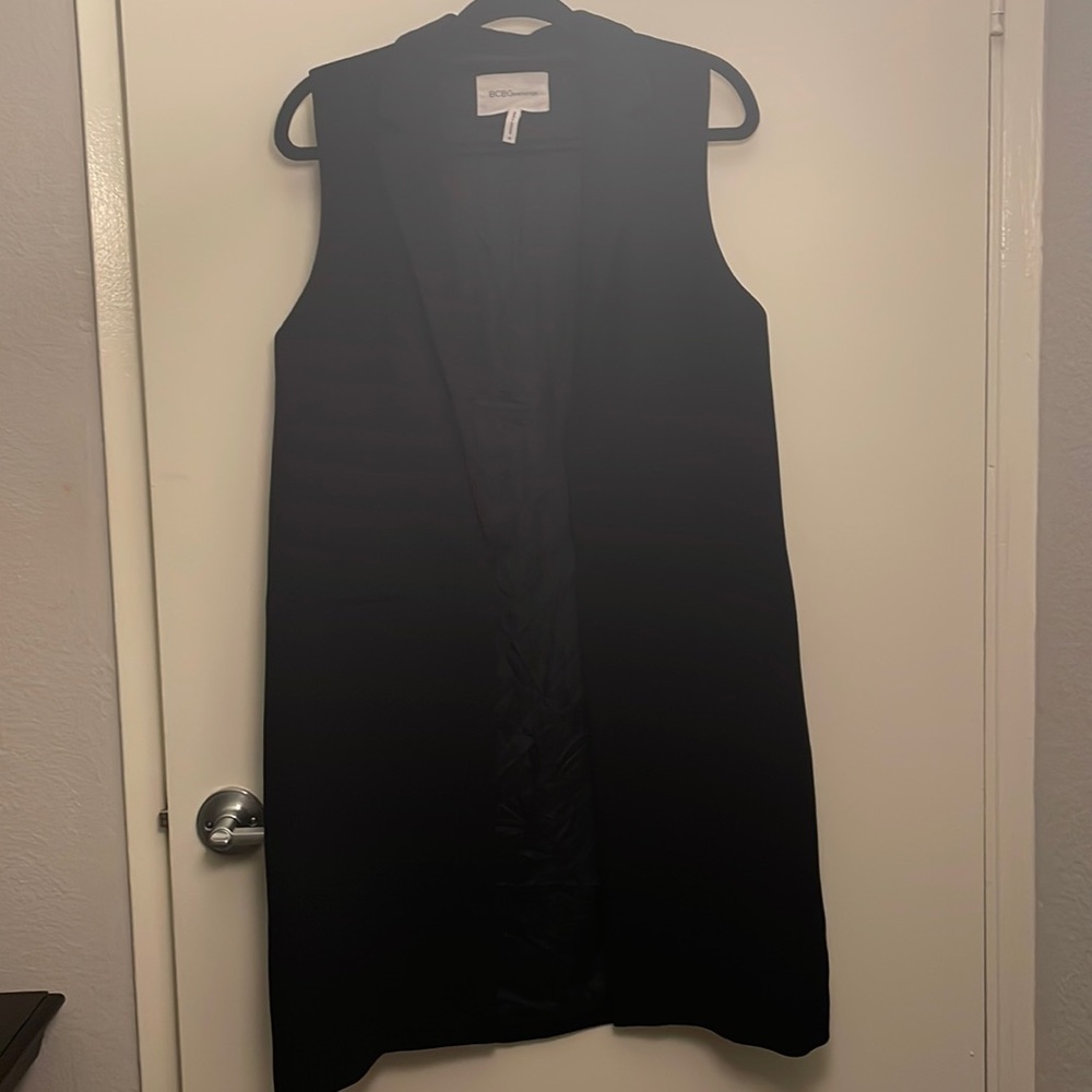 BCBG Sleeveless Trench Coat